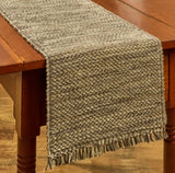 #104-12P  Basketweave Table Runner - 13x36In - Prairie