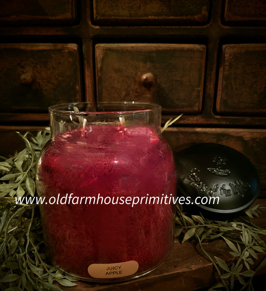 #JP08 "JUICY APPLE" 34oz Jar Candle