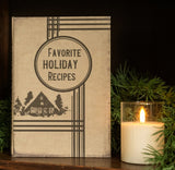 #L238736  Primitive "Favorite Holiday Recipes" Journal