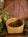 #SBB-M Primitive "Mustard" Square Bottom Berry Basket