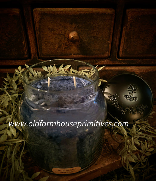 #JP03 "BLUEBERRY MUFFINS" 34oz Jar Candle
