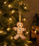 #391742 Gingerbread Man Metal Ornament 6In.
