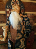 #A261 2026 Signed ARNETT'S Santa With Teddy & Candlestick
