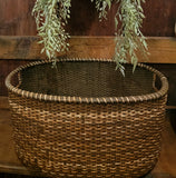 #L240190 Primitive Rattan Travelers Basket - Large