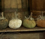 #DAW-GGP Primitive Cloth "Grungy Green" Pumpkin Bowl Filler 🎃 Made In The USA!