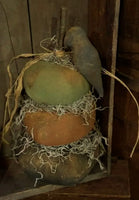 #DAW-GSTC Primitive Cloth Pumpkin Stack With Crow Made In The USA!