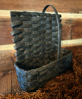 #BH1B Primitive Black Basket With Hoop