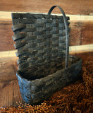 #BH1B Primitive Black Basket With Hoop