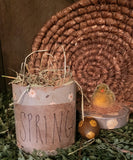 #17BX Primitive "Spring Chick"  Pantry Box ~ By MOSES ALLEN COLLECTION