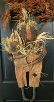 #6CP Primitive "COOPER" Pumpkin Harvest Boy By MOSES ALLEN COLLECTION