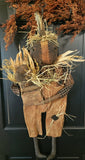 #6CP Primitive "COOPER" Pumpkin Harvest Boy By MOSES ALLEN COLLECTION