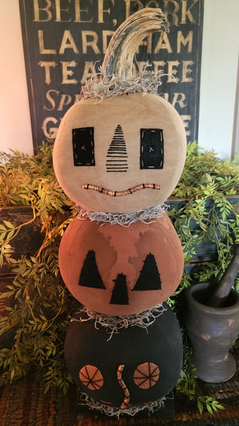 #3-25P Primitive "Pumpkin Jack Stack" 🎃 MADE IN THE USA