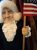 #GWOTC  George Washington With Sculpted Clay Face & Hands 🇺🇸 MADE IN AMERICA