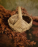 #S1-TPE Primitive Distressed "Taupe" Egg Basket MADE IN THE USA!