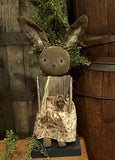 #HRP Primitive "Harper" Bunny With Basket Necklace