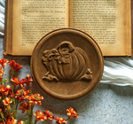 #E234662  Bountiful Pumpkin Wood Wall Plaque