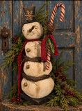 #DJMS Primitive Snowman "JAMES" By Dawn's Attic Treasures