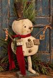 #DPHL Primitive Snowman "PHIL" By Dawn's Attic Treasures
