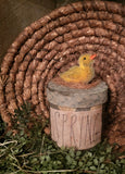 #21D Primitive "Spring Duck"  Pantry Box ~ By MOSES ALLEN COLLECTION