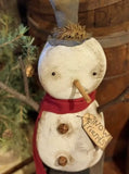 #DAW-WLT-SNW  Primitive "WALT" The Snowman ⛄️ Made In The USA
