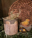#21D Primitive "Spring Duck"  Pantry Box ~ By MOSES ALLEN COLLECTION
