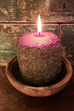 #AVC12 Primitive "SPICY CRANBERRY" Americana Vintage Candles (Made In USA)