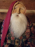 #A264 2026 Signed ARNETT'S Santa With Lantern & Clay Willow Tree Jug