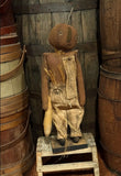 #PTC-DAW Primitive "PATCHES"  Pumpkin Doll By Dawn's Attic Treasures