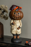 #961142  Pumpkin Girl in Dress Candy Dish