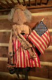 #AM250 Special 250th Primitive Americana "LIBBY" Doll by MOSES ALLEN COLLECTION