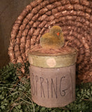 #11BX Primitive "Spring Chick" Pantry Box ~ By MOSES ALLEN COLLECTION