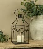 #E243502  Black Metal Carriage Lantern