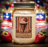 #CONEJAR16  "Patriotic Party" Soy Jar Candle - 16oz