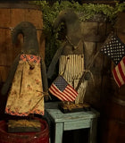 #MRSCS Patriotic "MRS CASSIE" Crow By Dawn's Attic Treasures