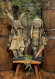#DDY1  Primitive "Addy" Bunny By Dawn's Attic Treasures