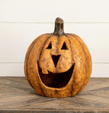 #WS221216 Terracotta Big Mouth 11In Pumpkin