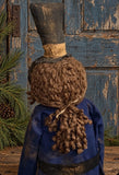#BLNCT Primitive "Blue Coat Nutcracker" By Dawn's Attic Treasures
