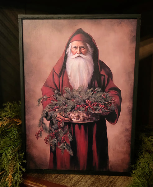 #FC1071 "Father Christmas" 11X16In Framed Print MADE IN AMERICA!