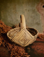 #S2-TPE Primitive Distressed "Taupe" Egg Basket MADE IN THE USA!