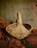 #S2-TPE Primitive Distressed "Taupe" Egg Basket MADE IN THE USA!