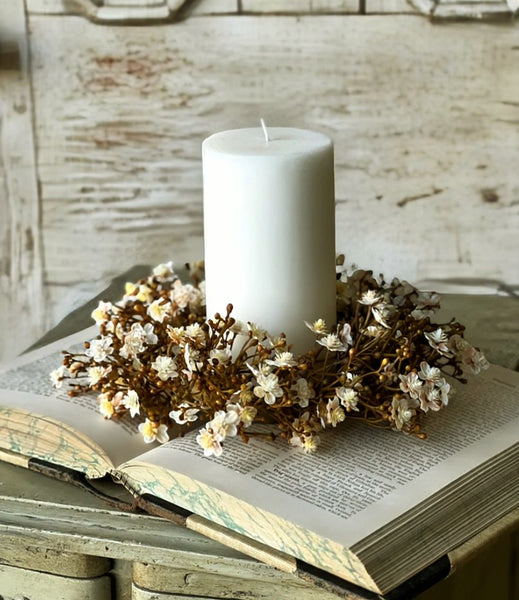 #FG4022 Emmeline 3 Inch Candle Ring - Fawn