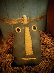 #LBC-W Primitive Large Black Pumpkin Bowl Filler