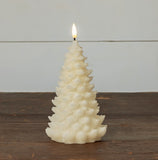 #NY236685  7In Shimmer 3D Flame Balsam Tree Candle
