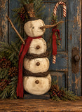 #DJMS Primitive Snowman "JAMES" By Dawn's Attic Treasures