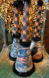 #32HORN "Vintage Halloween  Horn" Jack Skull With Hat