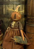 #TMB "TAMBRA" Sitting Pumpkin Lady By Dawn's Attic Treasures