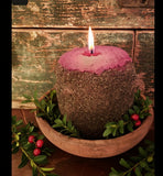 #AVC12 Primitive "SPICY CRANBERRY" Americana Vintage Candles (Made In USA)