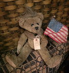 #WRN2017  Sgt. Albert Joseph Bear With Army Hat & American Flag