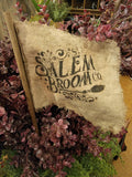 #SBFL Primitive "Salem Broom" Flag On Stick