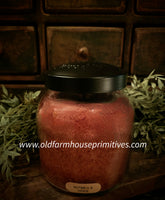 #113451 "NUTMEG SPICE" 34oz Jar Candle